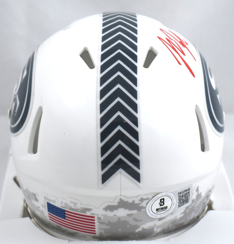 John Lynch Signed San Francisco 49ers 2024 Salute to Service Mini Helmet