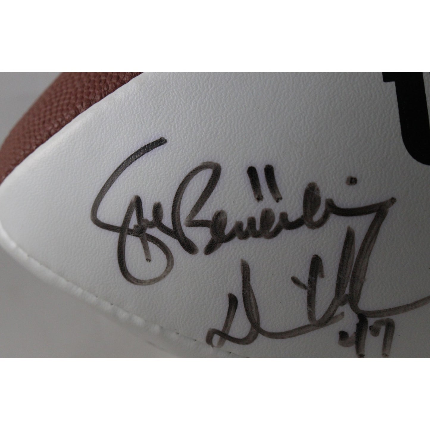 Mike Shanahan, Rod Smith & Jason Elam Signed Denver Broncos 2002 Team Football
