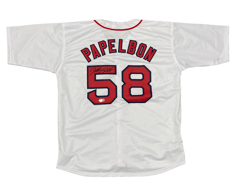 Jonathan Papelbon Signed Boston Red Sox Custom Jersey (Beckett BAS COA)