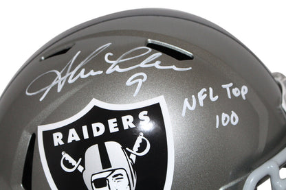 Shane Lechler Signed Las Vegas Raiders Full Size Flash Speed Helmet