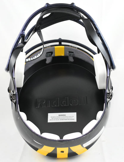 Taco Charlton Autographed Michigan Wolverines Full Size Speed Helmet