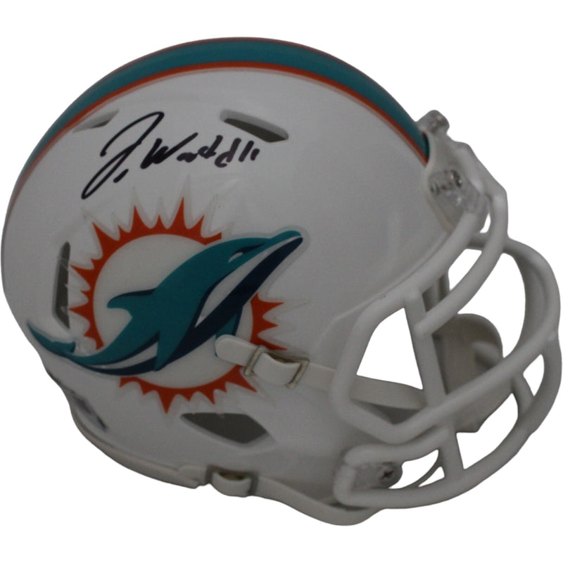 Jaylen Waddle Autographed Miami Dolphins Mini Helmet