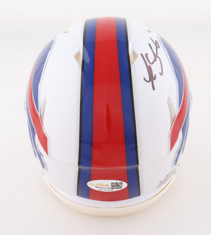 LeSean McCoy Buffalo Bills Autographed Speed Mini Helmet (JSA)