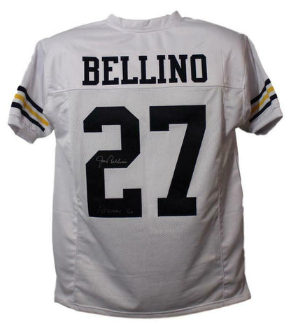 Joe Bellino Signed Navy Midshipmen Custom Football Jersey (Heisman 60)