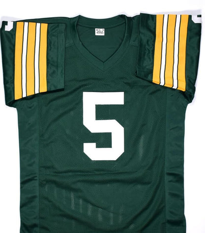 Paul Hornung Signed Green Bay Packers Style Custom Green Jersey