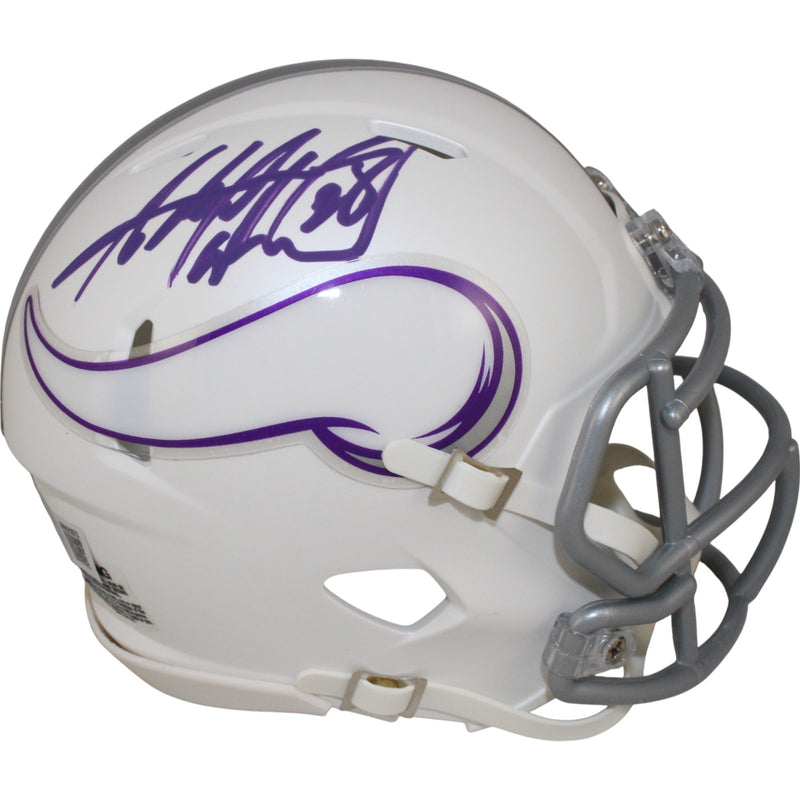 Adrian Peterson Signed Minnesota Vikings 2024 Alternate Mini Helmet