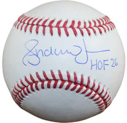 Andruw Jones Autographed Atlanta Braves Official Major League Baseball (HOF)