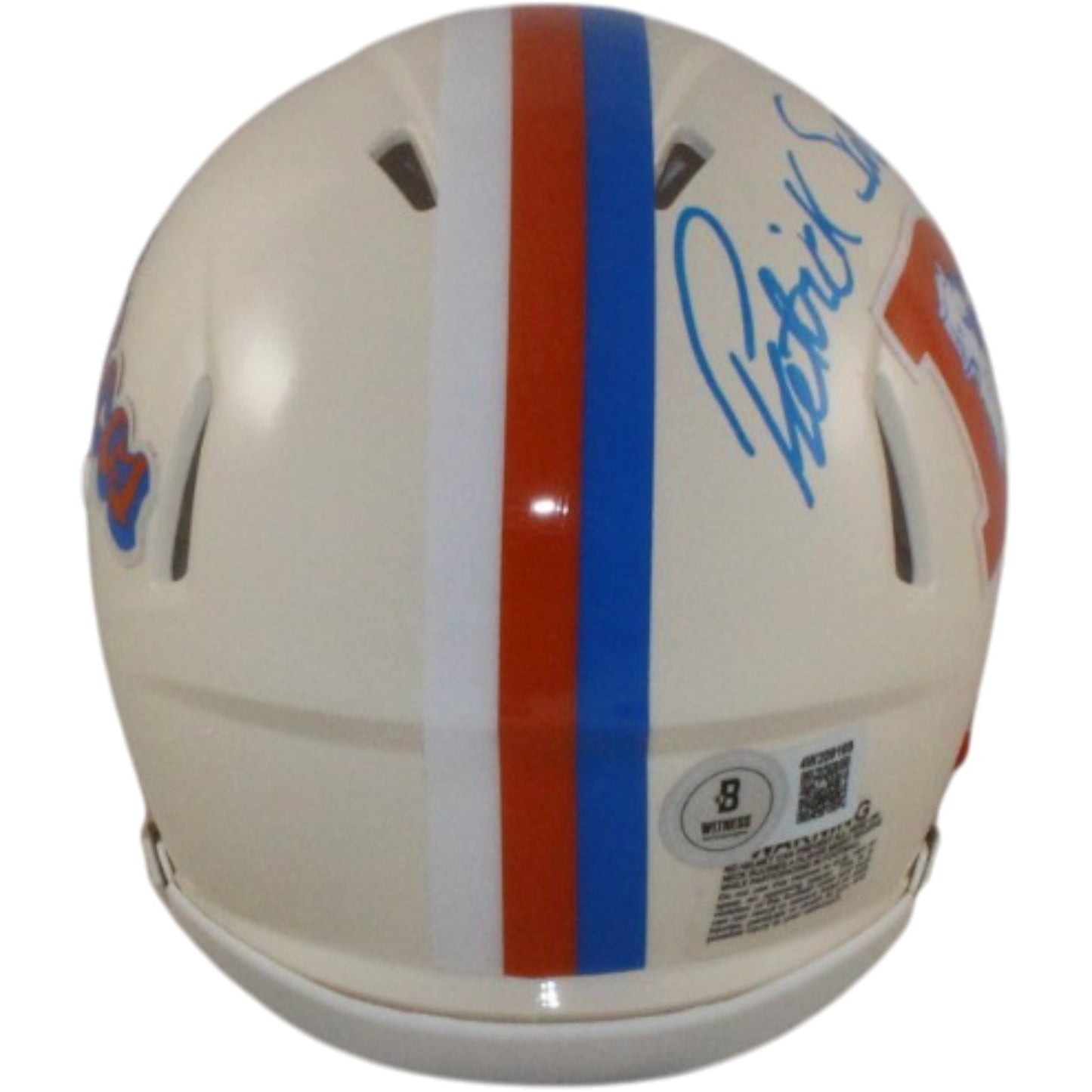 Patrick Surtain Signed Denver Broncos Retro Mini Helmet