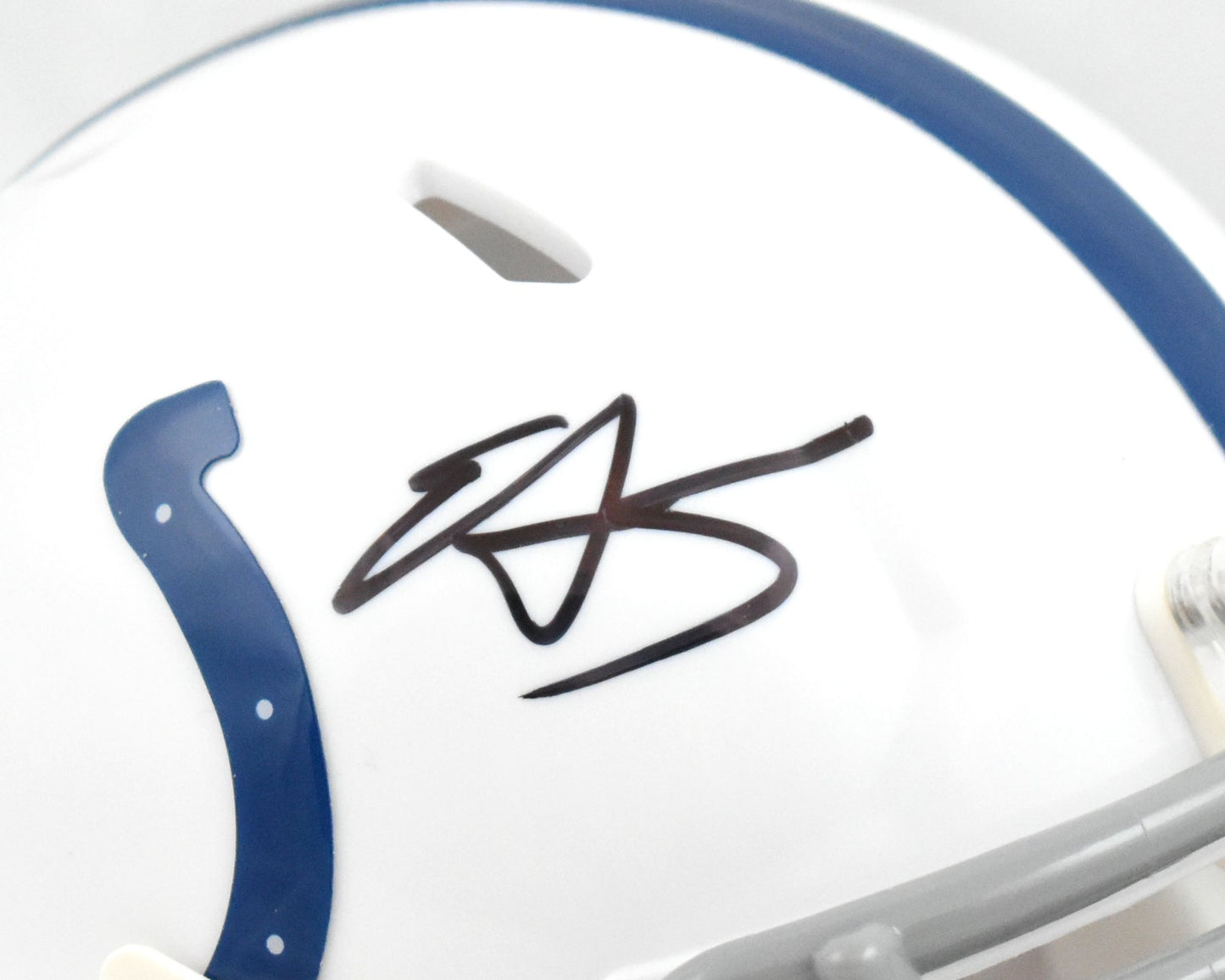 Edgerrin James Autographed Indianapolis Colts Speed Mini Helmet