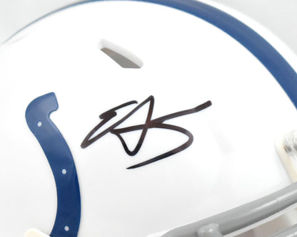 Edgerrin James Autographed Indianapolis Colts Speed Mini Helmet