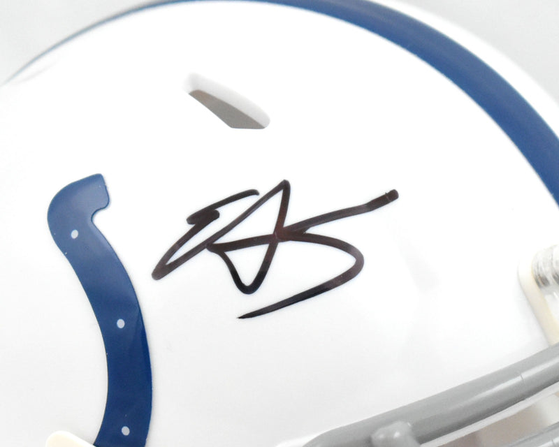 Edgerrin James Autographed Indianapolis Colts Speed Mini Helmet