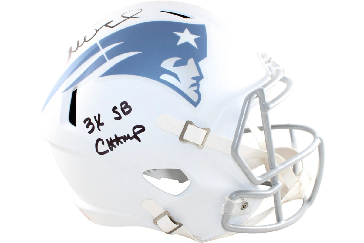 Mike Vrabel Signed New England Patriots Full Size Replica Helmet