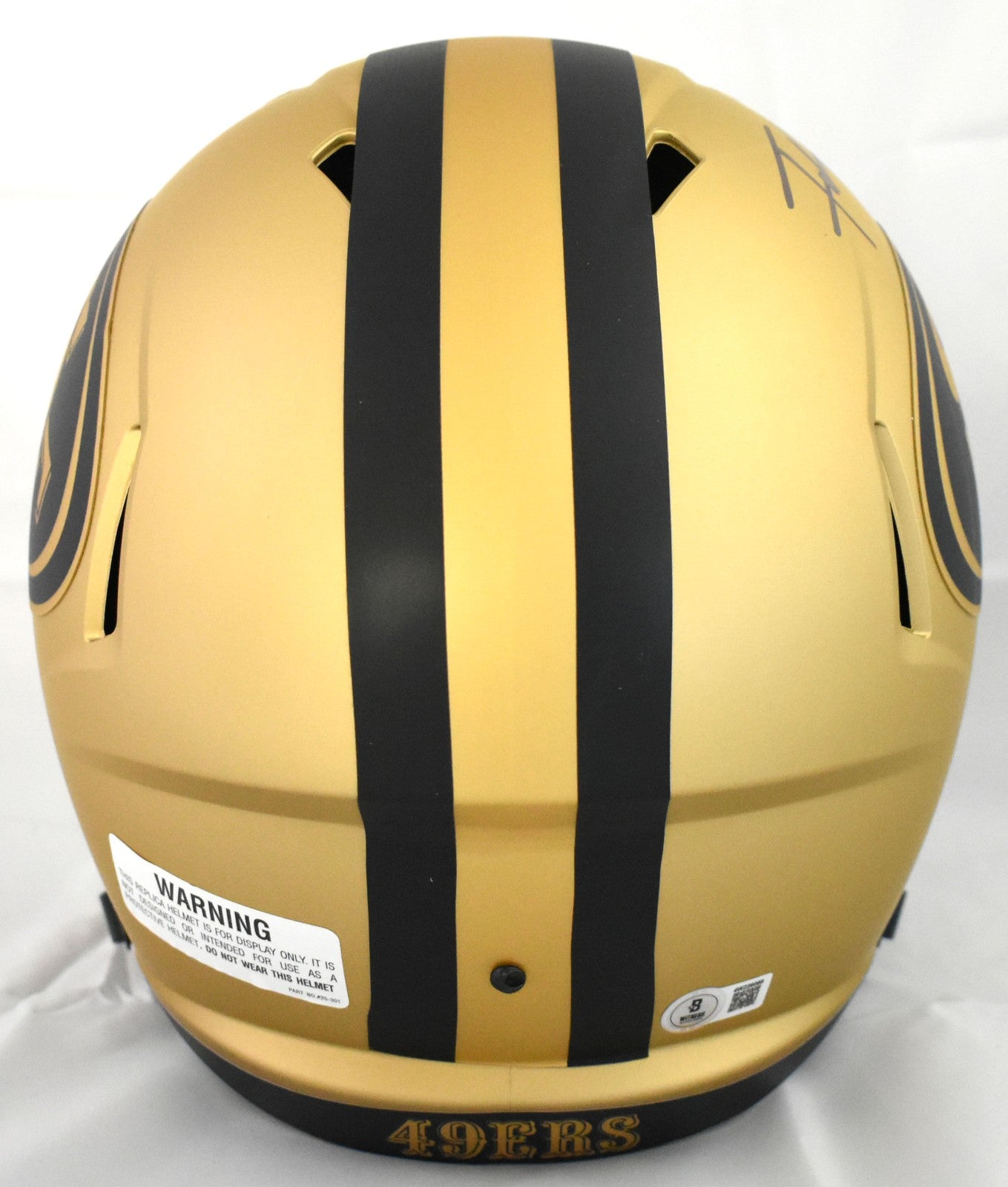 Frank Gore Signed San Francisco 49ers Full Size Rave Speed Helmet