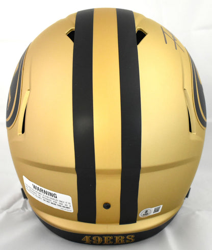 Frank Gore Signed San Francisco 49ers Full Size Rave Speed Helmet