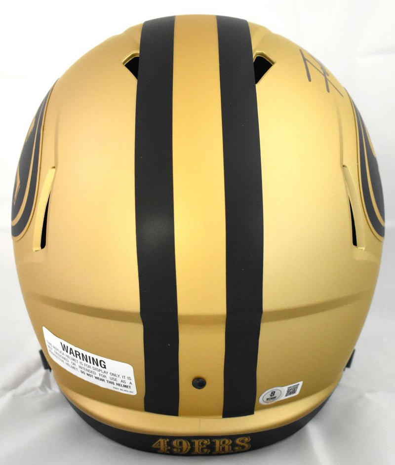Frank Gore Signed San Francisco 49ers Full Size Rave Speed Helmet