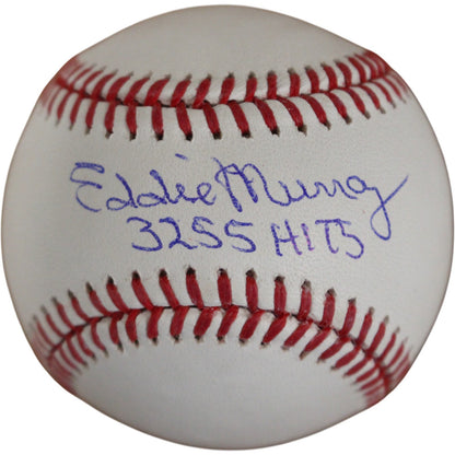 Eddie Murray Signed Baltimore Orioles Official Major League Baseball (3255 Hits)