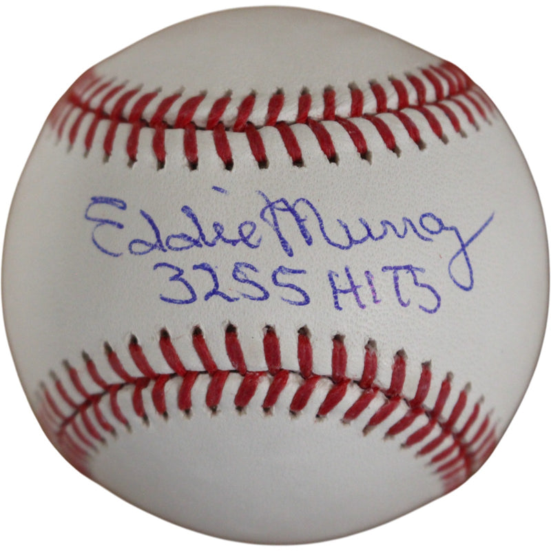 Eddie Murray Signed Baltimore Orioles Official Major League Baseball (3255 Hits)