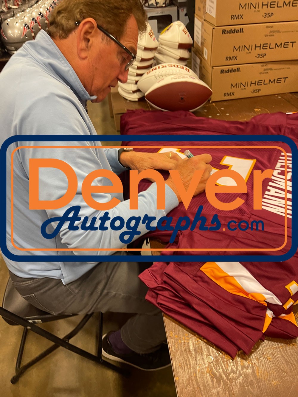 Joe Theismann Signed Red Pro Style Jersey (SB XVII Champs) Beckett