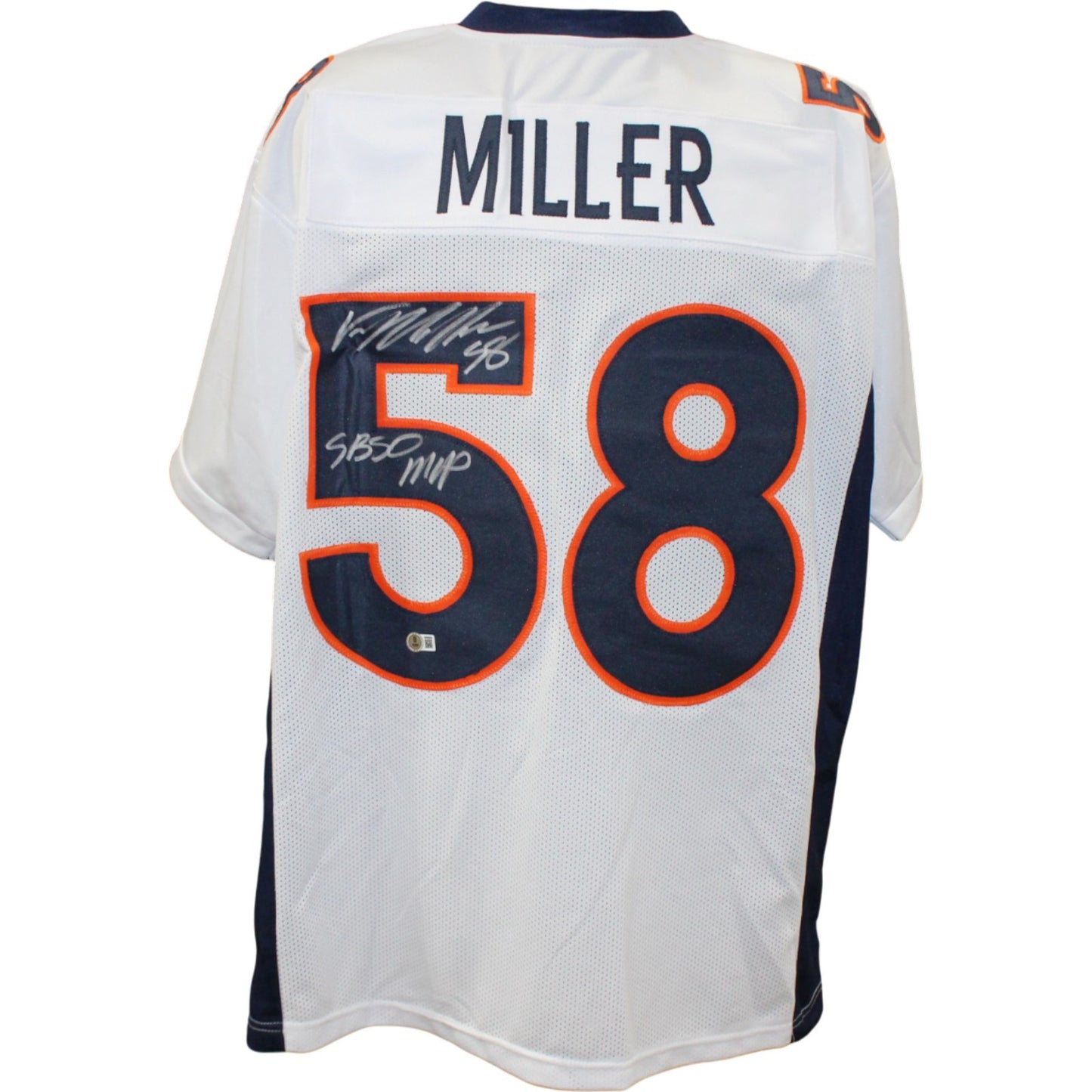 Von Miller Autographed SB 50 MVP Inscribed Pro Style Jersey