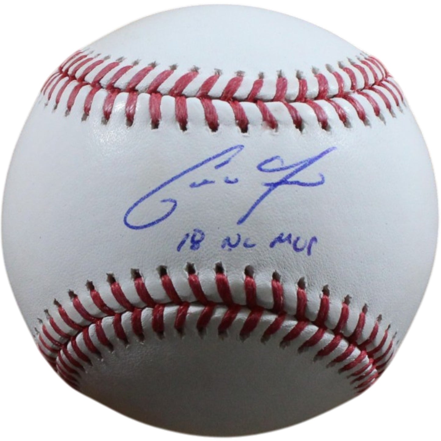 Christian Yelich Signed Milwaukee Brewers Official MLB Baseball - 18 NL MVP
