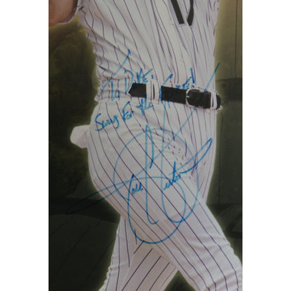 Todd Helton Signed Colorado Rockies 22x34 Wood Sign