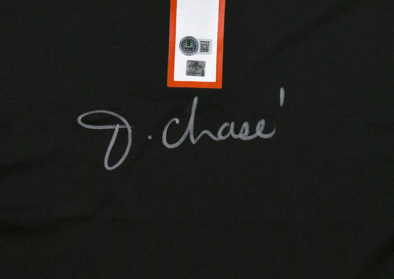 Ja'Marr Chase Autographed Cincinnati Bengals Black Nike Jersey