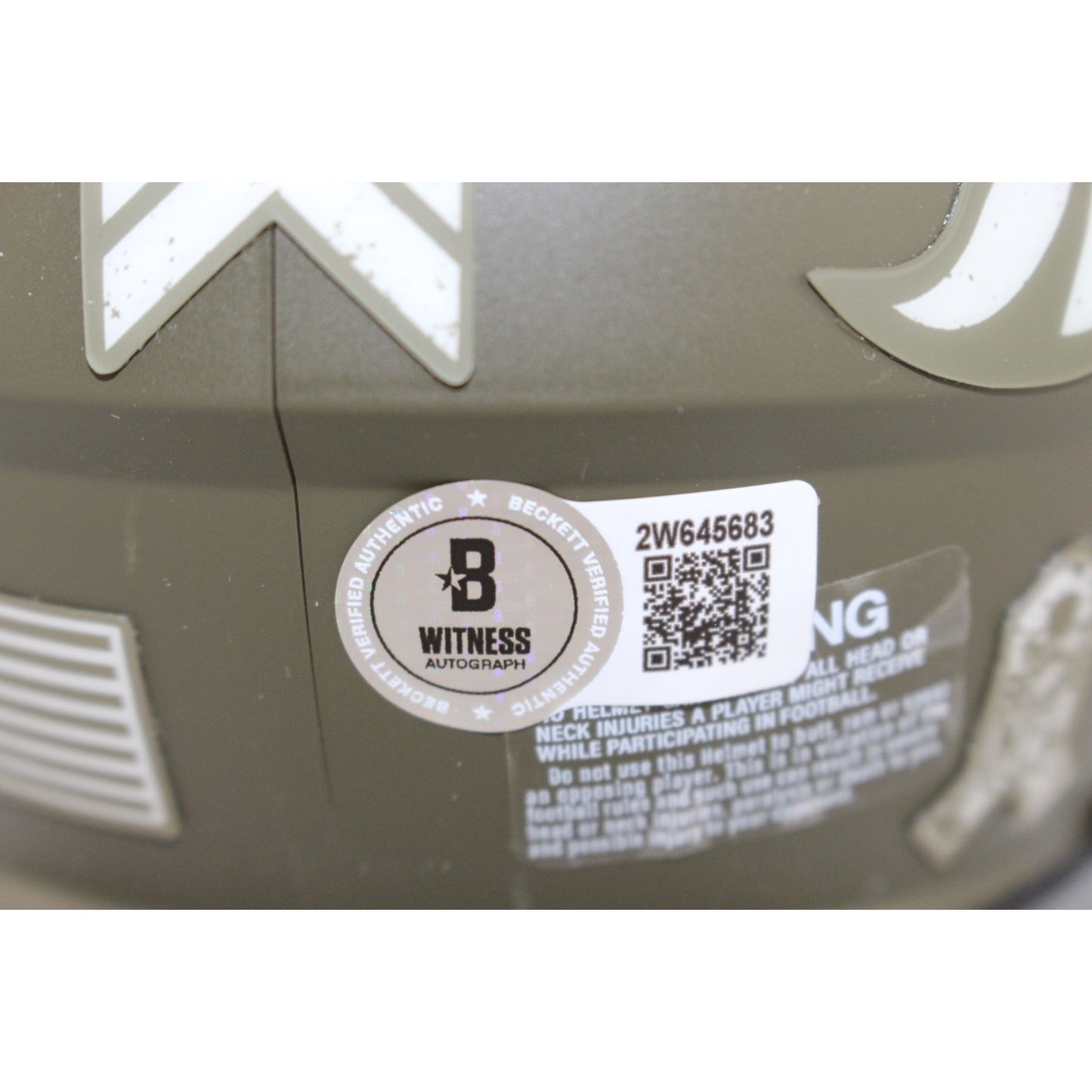 Shannon Sharpe Denver Broncos 2022 Salute to Service Mini Helmet