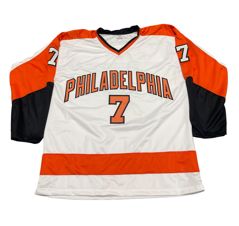 Bill Barber Signed Philadelphia Flyers Custom Hockey Jersey HOF 90