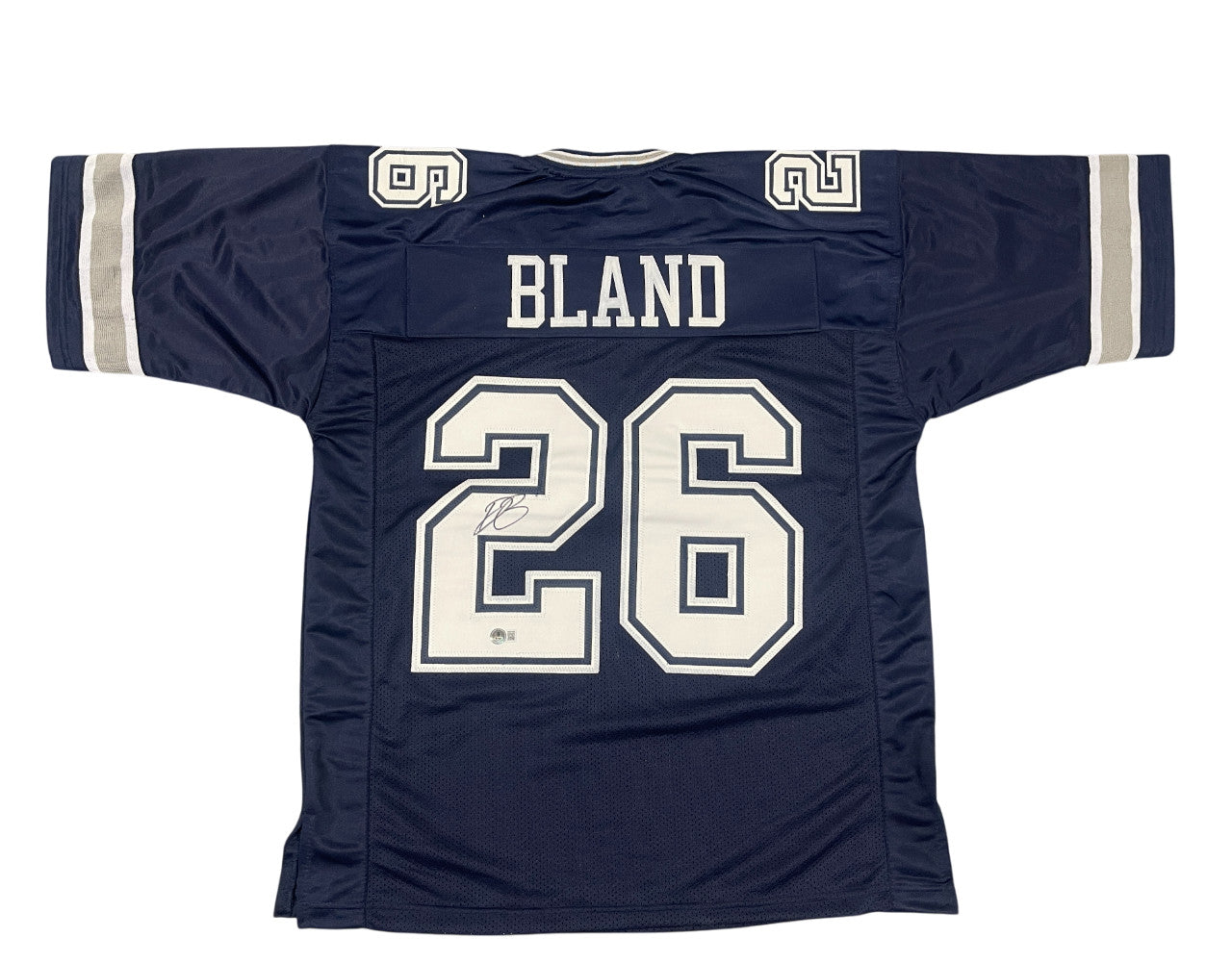 DaRon Bland Signed Dallas Cowboys Custom Football Jersey (Beckett COA)