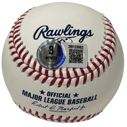Terry Steinbach Signed ROMLB Baseball "88 ASG MVP" Inscription BAS