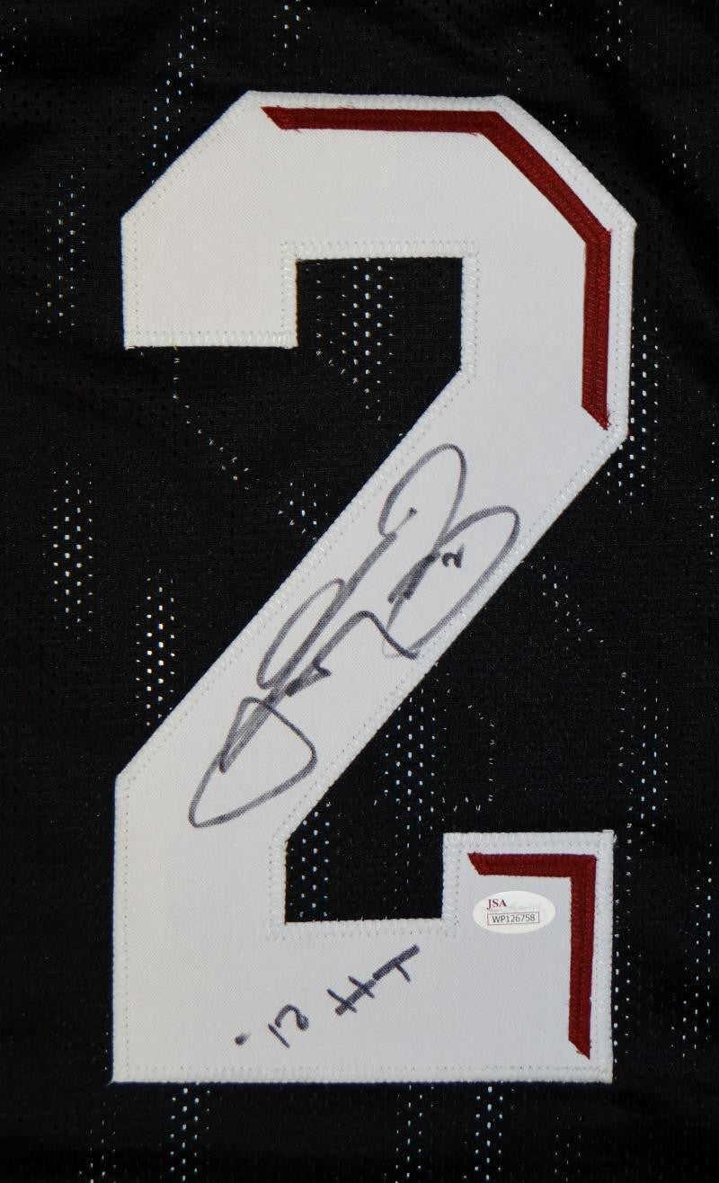 Johnny Manziel Autographed Black Custom Football Jersey