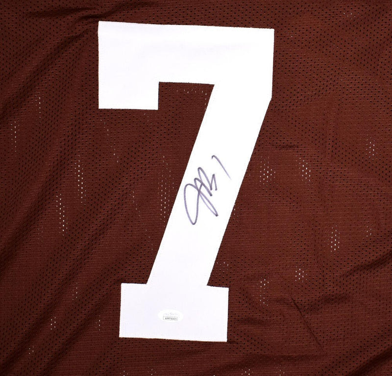 Jacoby Brissett Autographed Cleveland Browns Brown Custom Jersey