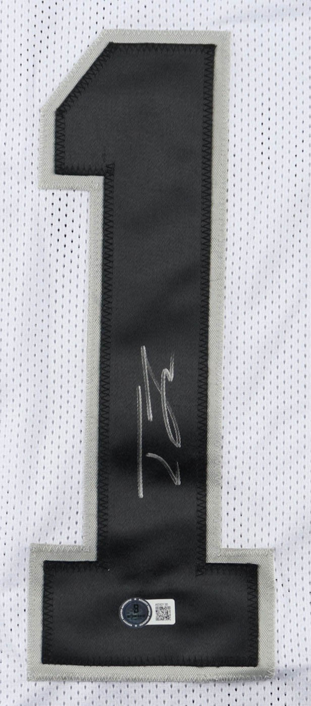 Tre Tucker Autographed Las Vegas Raiders White Custom Jersey