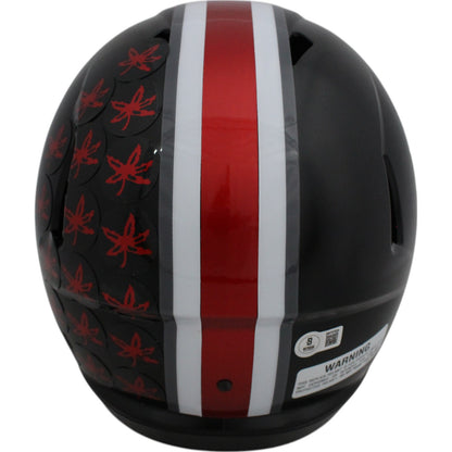 Quinshon Judkins Signed Ohio State Buckeyes Black Speed Full Size Helmet