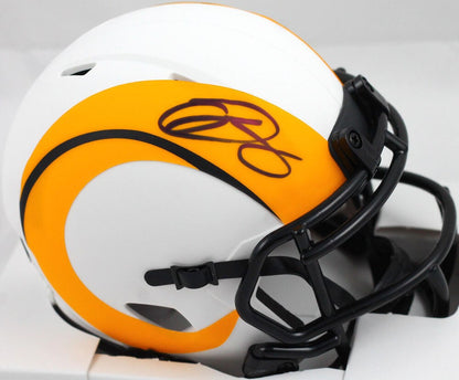 Odell Beckham Jr. Autographed Los Angeles Rams Lunar Speed Mini Helmet