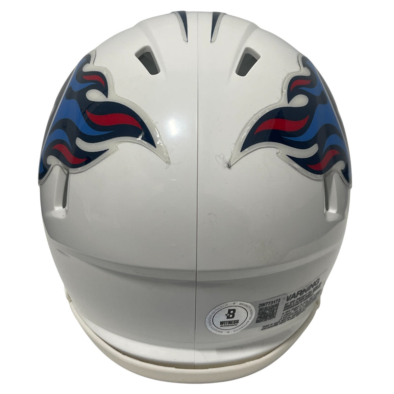 Jevon Kearse Signed Tennessee Titans Throwback Mini Helmet (Beckett COA)
