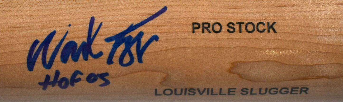 Wade Boggs Autographed Louisville Slugger Pro Blonde Baseball Bat (HOF)