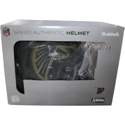 Deion Sanders Atlanta Falcons Signed Authentic 2025 Salute to Service Helmet