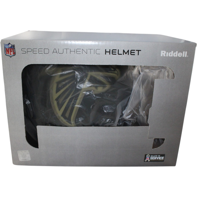 Deion Sanders Atlanta Falcons Signed Authentic 2025 Salute to Service Helmet