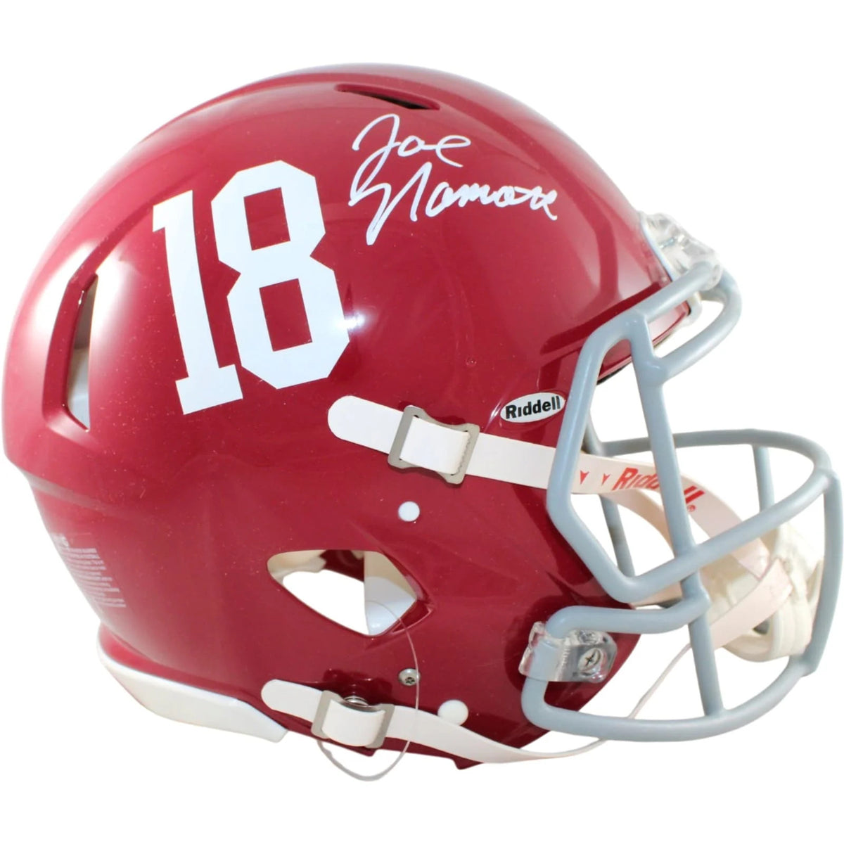 Joe Namath Signed Alabama Crimson Tide Full Size Proline Helmet