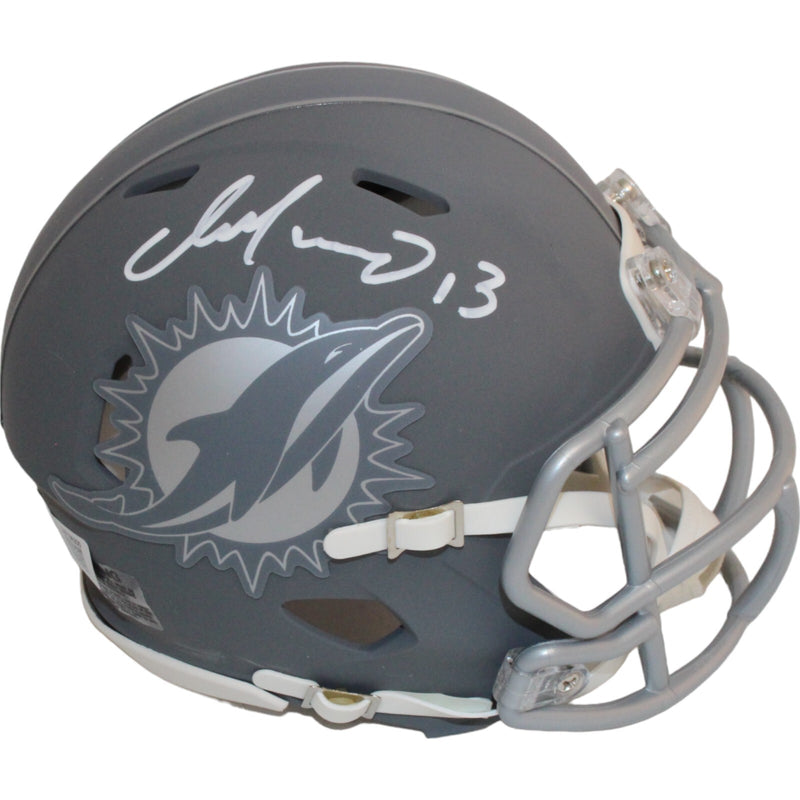 Dan Marino Signed Miami Dolphins Slate Mini Helmet (Beckett)