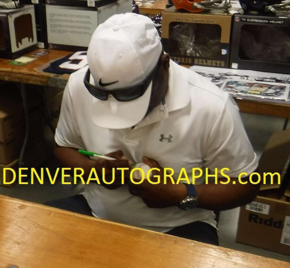 Tim Raines Chicago White Sox Autographed MLB Baseball HOF Inscription