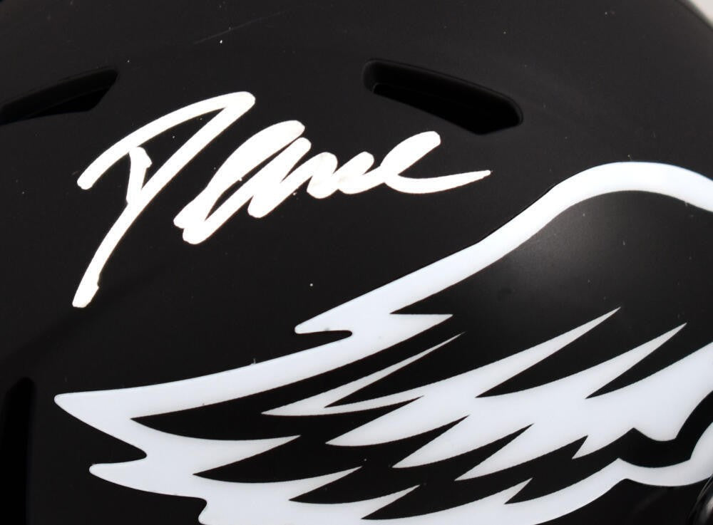 D'Andre Swift Signed Philadelphia Eagles Eclipse Speed Mini Helmet