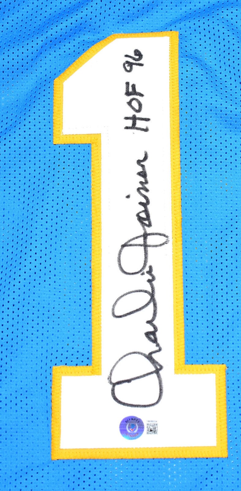 Charlie Joiner Signed San Diego Chargers Custom Blue Jersey - HOF