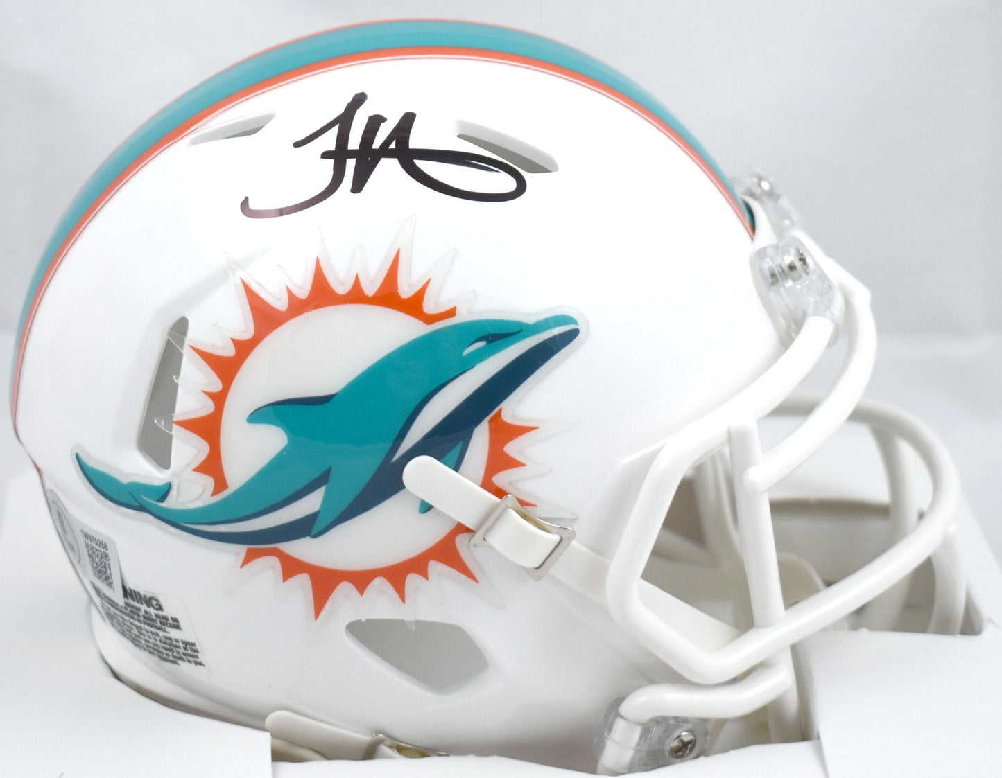Tyreek Hill Autographed Miami Dolphins Speed Mini Helmet
