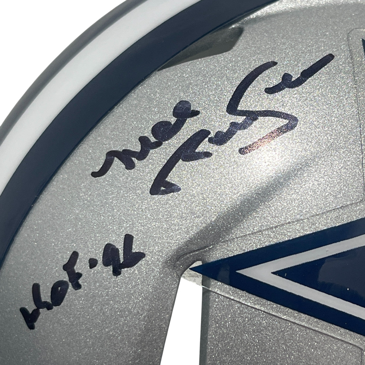 Mel Renfro Signed Dallas Cowboys Speed Mini Helmet (HOF 96) - BAS COA