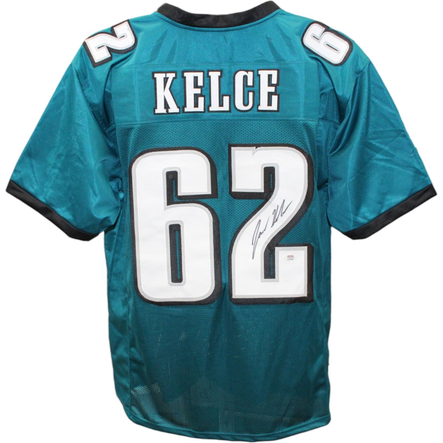 Jason Kelce Autographed Pro Style Green Jersey