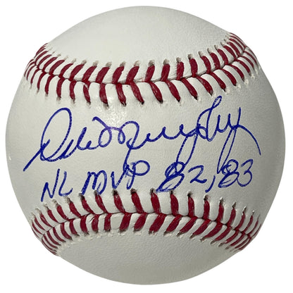 Dale Murphy Autographed Official Major League Baseball (NL MVP 82 83)
