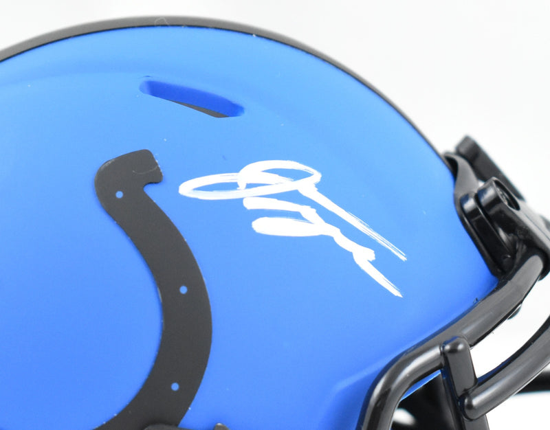 Jonathan Taylor Signed Indianapolis Colts Rave Speed Mini Helmet