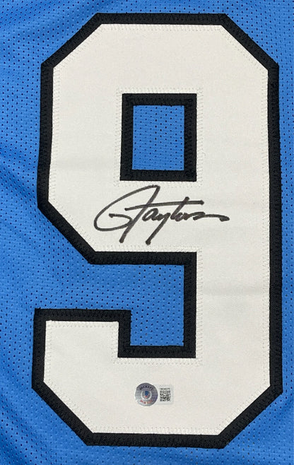 Lawrence Taylor Signed North Carolina Custom Jersey (Beckett COA)